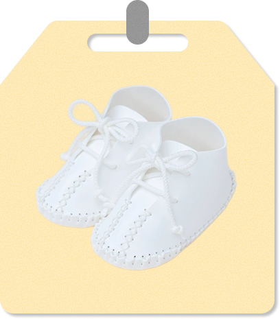 紐多め！ファーストシューズ