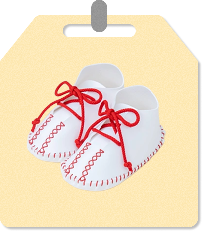 紐多め！ファーストシューズ