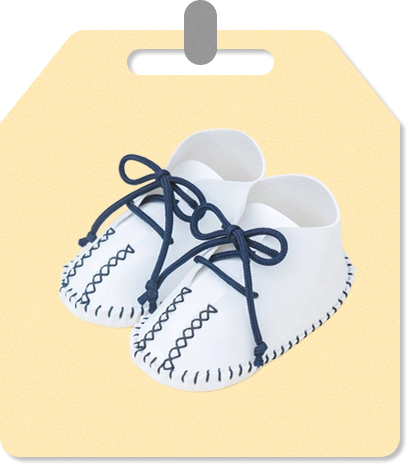 紐多め！ファーストシューズ