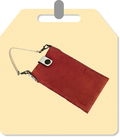 スマホポシェット デザインボタン付き