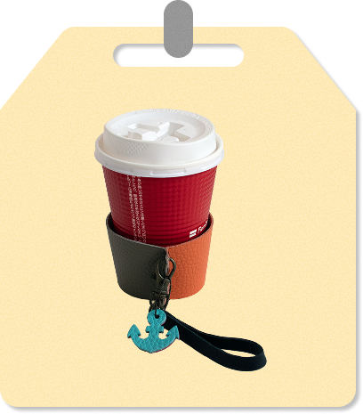 カップスリーブ 持ち手付き