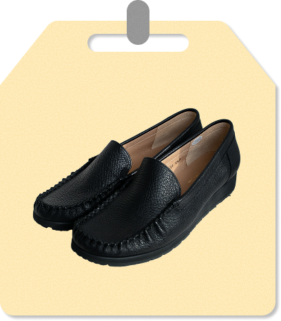 モカシンシューズ